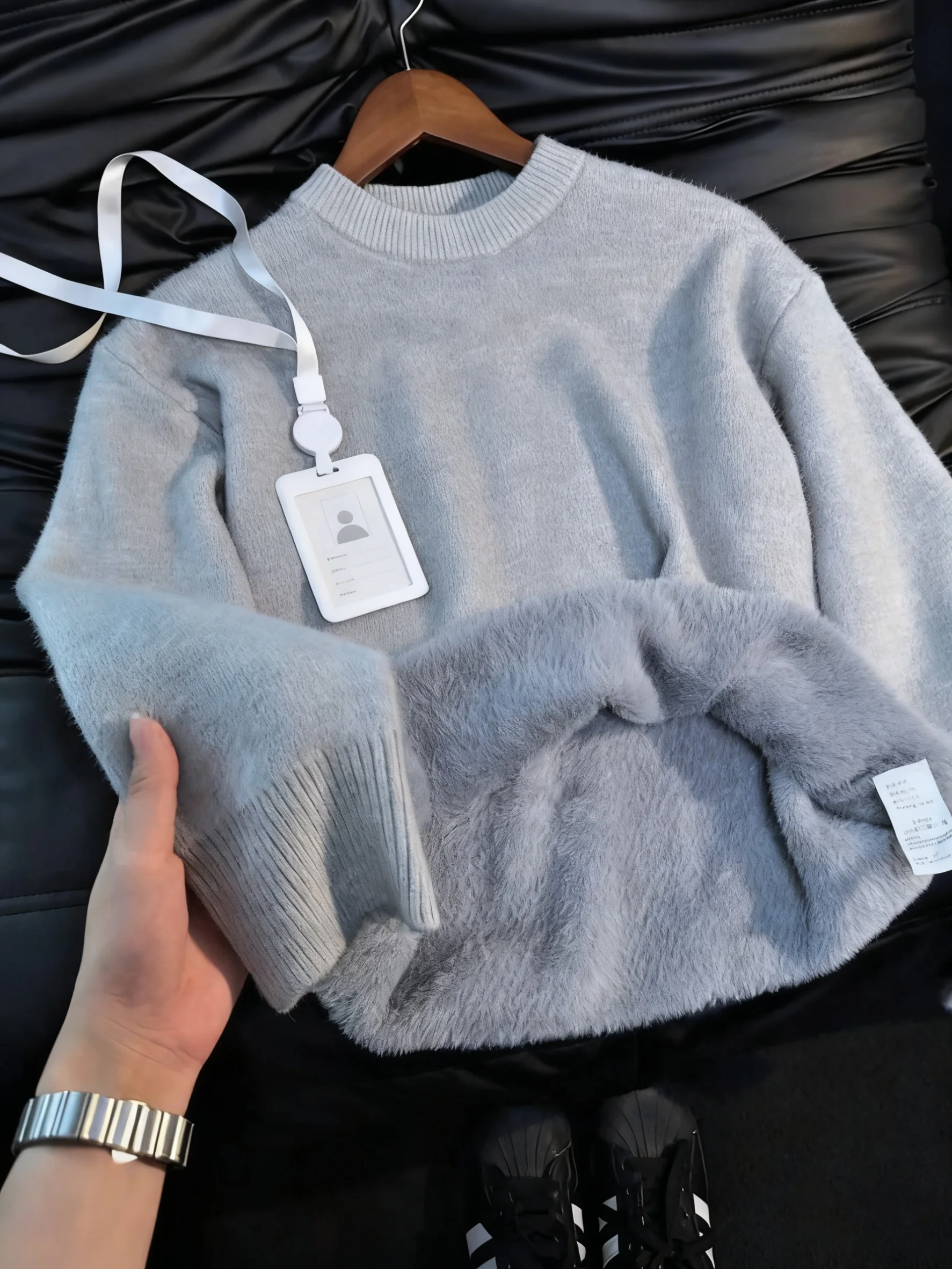 Мужской круглый трикотаж Ne Fce на подкладке, цвет глаз, базовый слой, повседневный теплый осенне-зимний топ
Мужской круглый трикотаж Ne Fce на подкладке, цвет глаз, базовый слой, повседневный теплый осенне-зимний топ