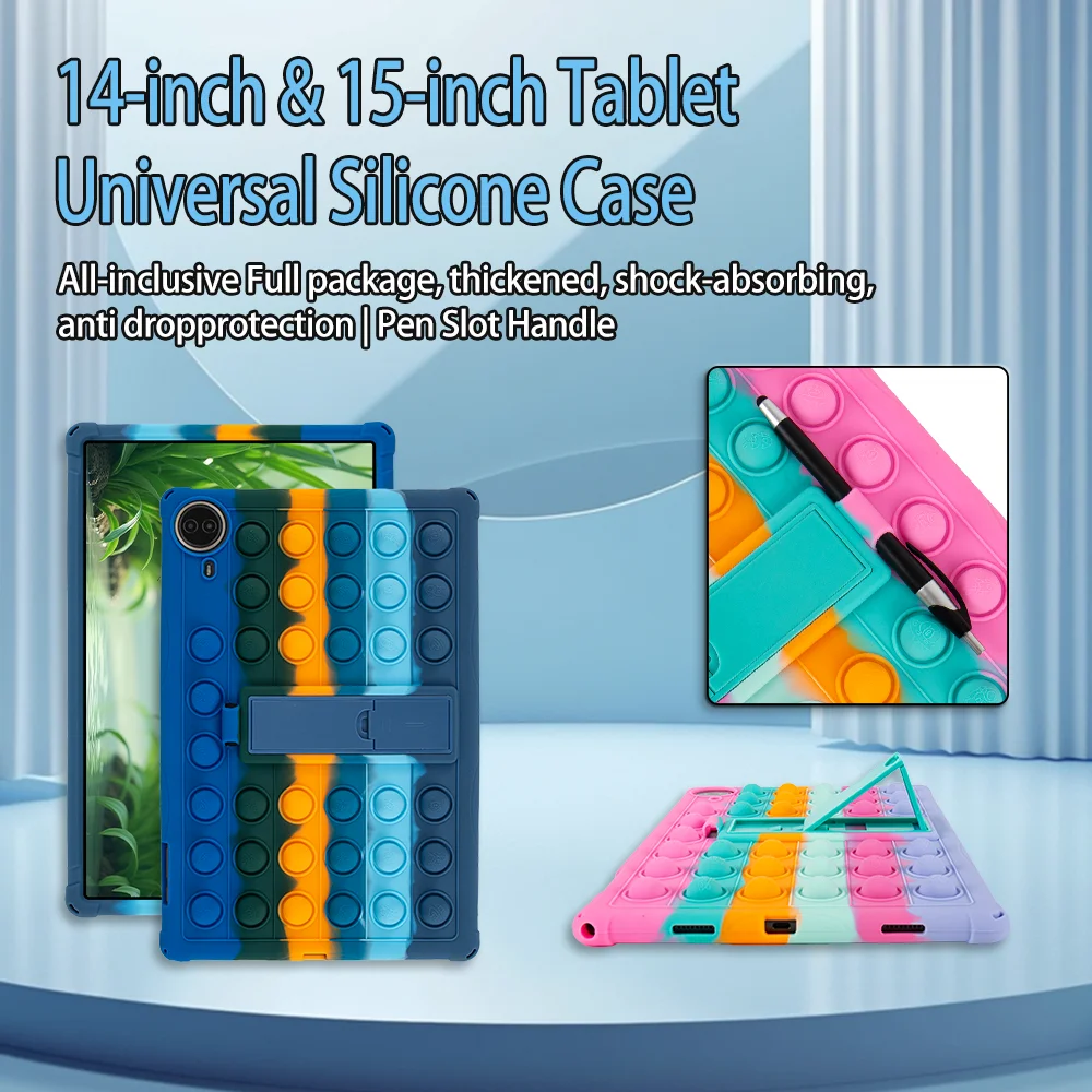 Funda Case For Teclast T70 14" Tablet Case Soft Silicone Airbags Shockproof Cover Multi-Angles Adjustable Stand
Funda Case For Teclast T70 14" Tablet Case Soft Silicone Airbags Shockproof Cover Multi-Angles Adjustable Stand