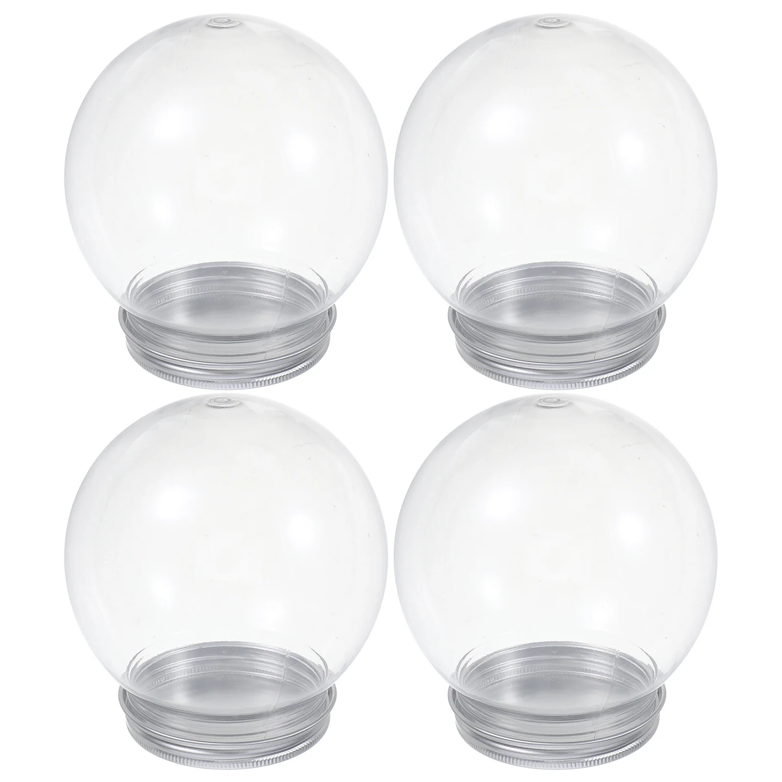 4pcs Diy Snow Globe Kit Clear Plastic Water Globes For Christmas Crafts Making Empty Water Globes Xmas Supply Party Decorations
4pcs Diy Snow Globe Kit Clear Plastic Water Globes For Christmas Crafts Making Empty Water Globes Xmas Supply Party Decorations