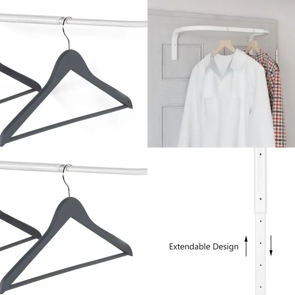 Регулируемый настенный стальной органайзер для одежды с функцией подвесного шкафа белого цвета
Регулируемый настенный стальной органайзер для одежды с функцией подвесного шкафа белого цвета