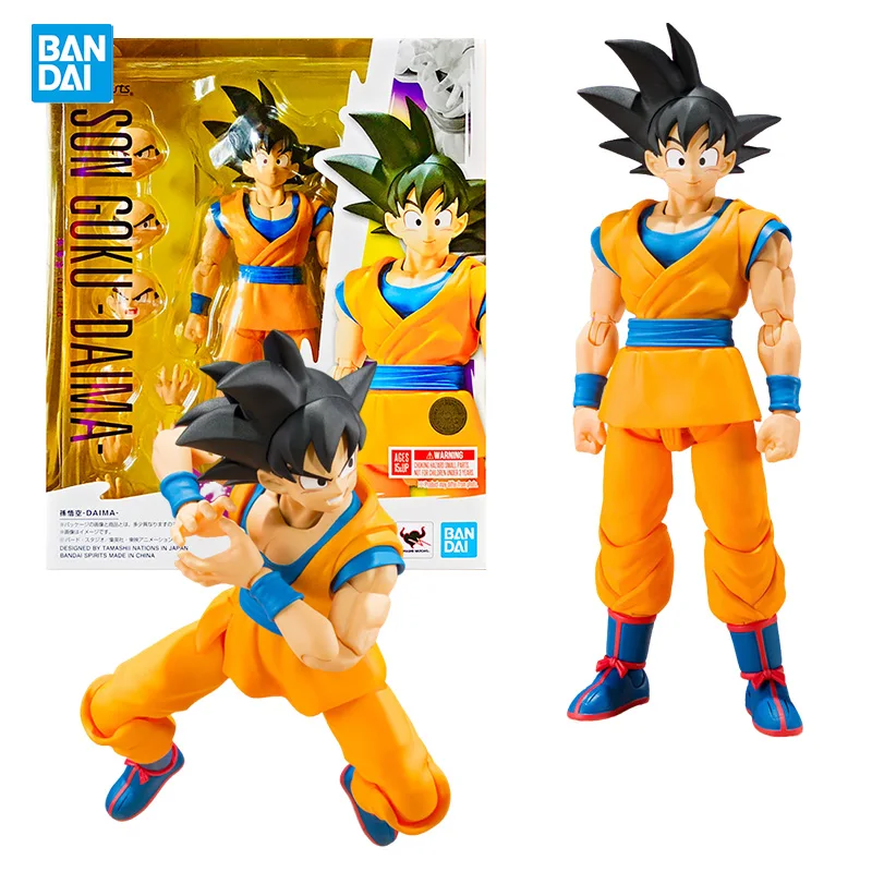 Bandai Genuine Son Goku DAIMA SHF Dragon Ball Anime figure Movable toy Anime Peripheral Action Figures Doll for Collectors
Bandai Genuine Son Goku DAIMA SHF Dragon Ball Anime figure Movable toy Anime Peripheral Action Figures Doll for Collectors