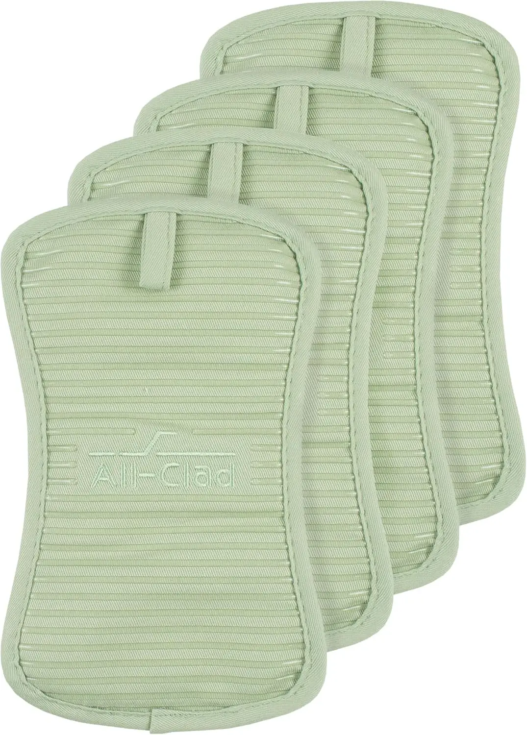 Heat-Resistant Cotton Pot Holder Set: Up to 500°F, 10"x6.25", 4-Pack with Silicone Grip for Kitchen & BBQ
Heat-Resistant Cotton Pot Holder Set: Up to 500°F, 10"x6.25", 4-Pack with Silicone Grip for Kitchen & BBQ