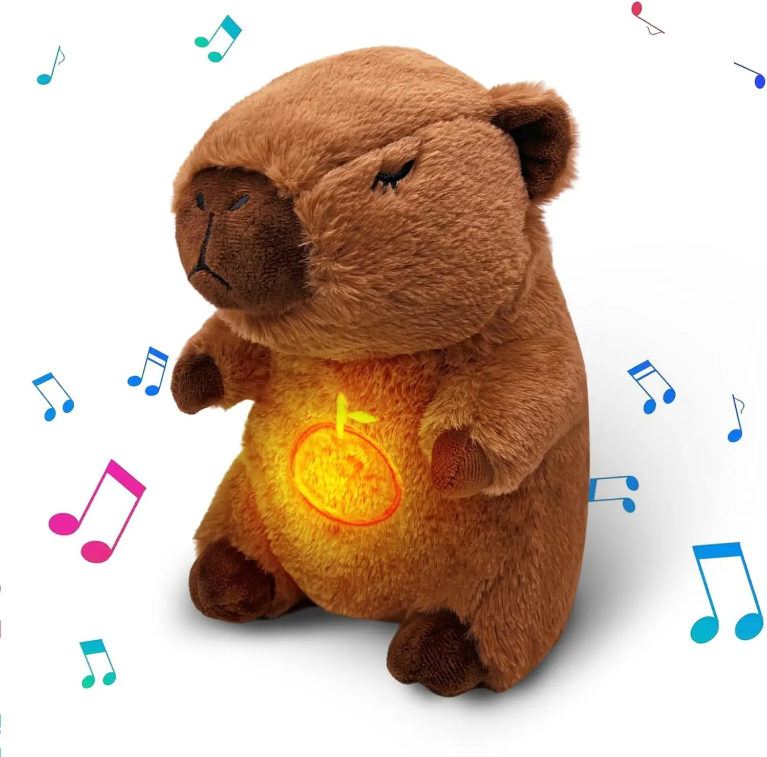 Breathing Capybara Baby Animals Plush Toys Kids Plush Doll Baby Sleep Companion Sound and Light Doll Toy with Hug Stuffed
Breathing Capybara Baby Animals Plush Toys Kids Plush Doll Baby Sleep Companion Sound and Light Doll Toy with Hug Stuffed
