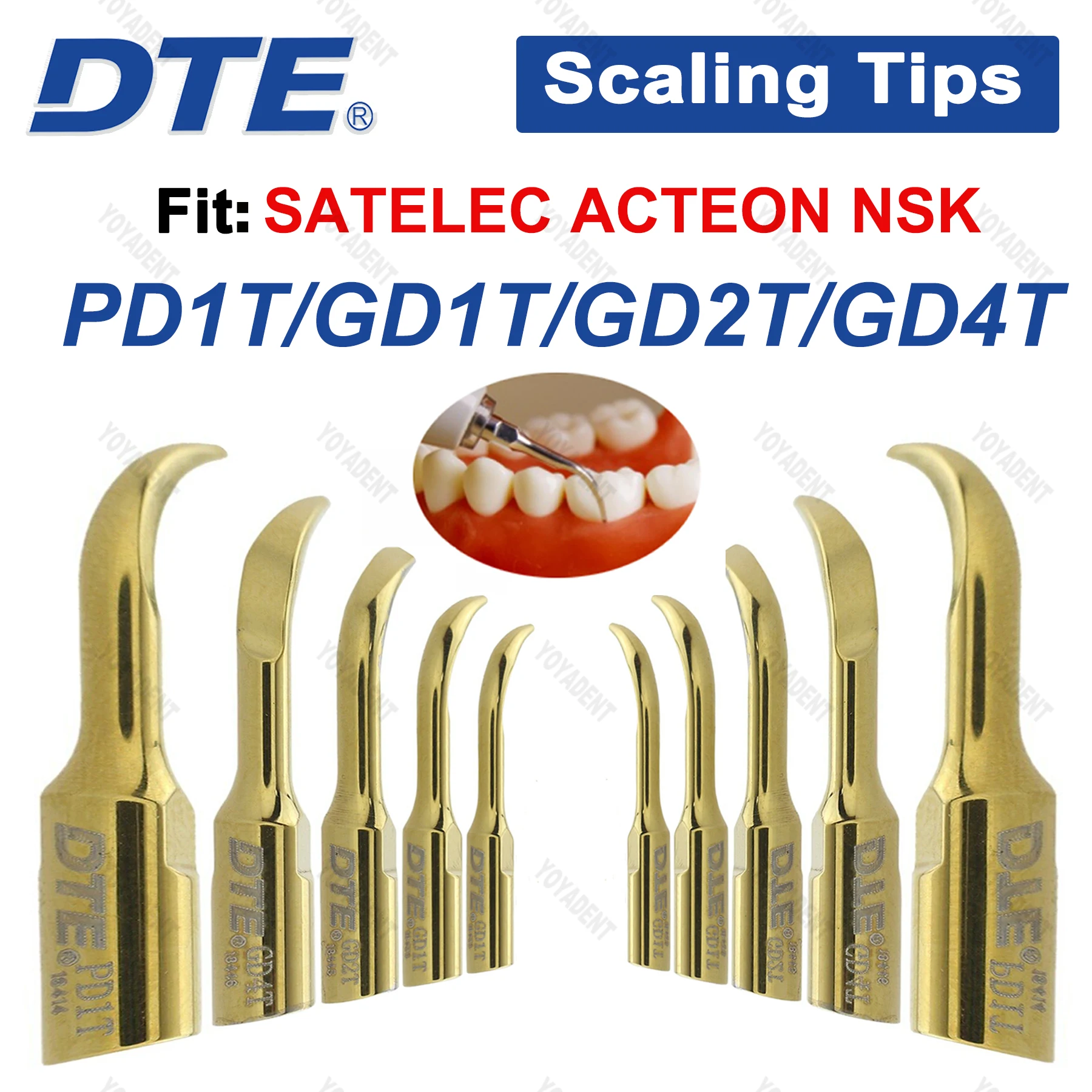 Woodpecker DTE Dental Ultrasonic Piezo Scaleling Tips Scaler Tip Fit SATELEC ACTEON NSK Handpiece Dentistry Tools
Woodpecker DTE Dental Ultrasonic Piezo Scaleling Tips Scaler Tip Fit SATELEC ACTEON NSK Handpiece Dentistry Tools