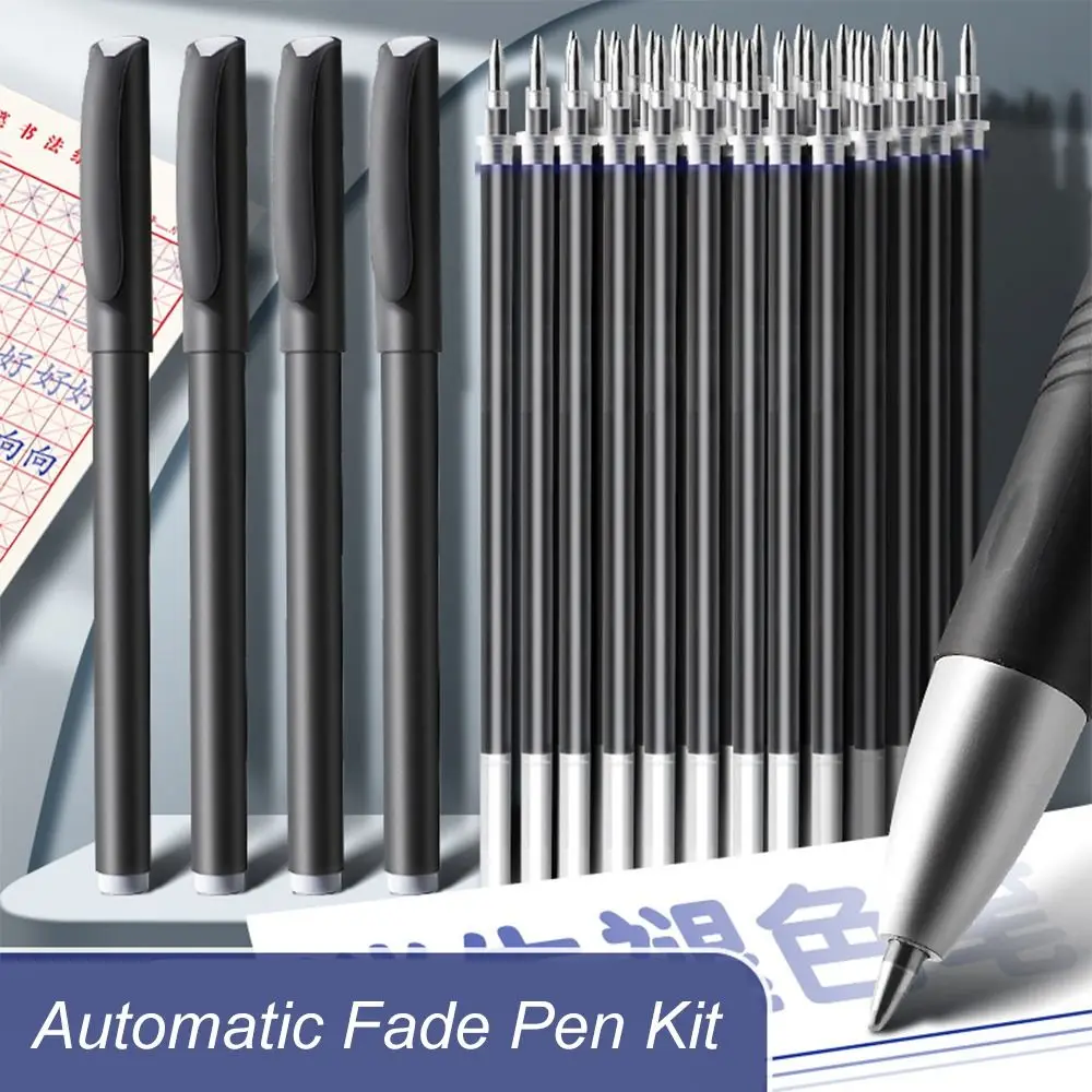 7pcs/set Blue Ink Automatic Fade Pen Kit Refill Invisible Calligraphy Magic Pens Handwriting 0.5mm Ink Disappearing Pen
7pcs/set Blue Ink Automatic Fade Pen Kit Refill Invisible Calligraphy Magic Pens Handwriting 0.5mm Ink Disappearing Pen
