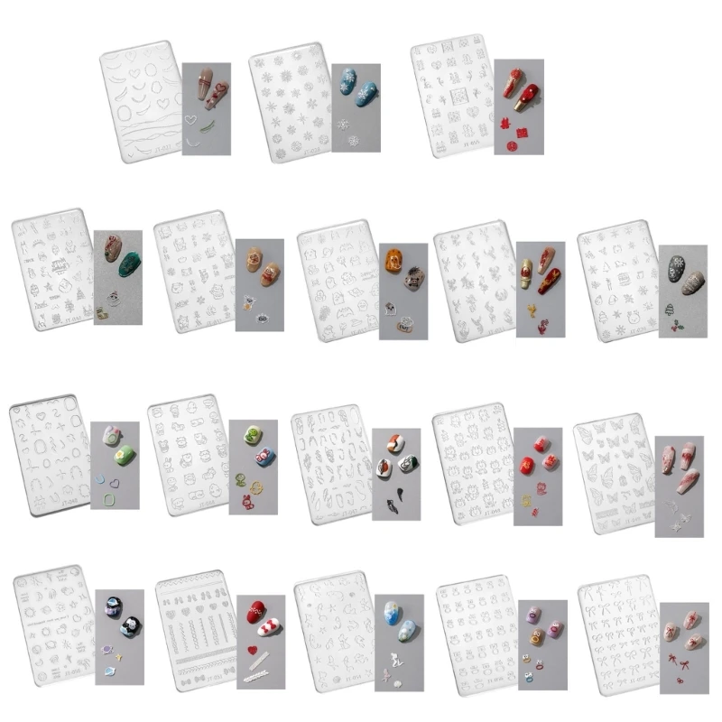31BB Nail Art Silicone Mold 3D Butterfly Flower Crystal Resin Molds Nail Carving Stencils DIY Nail Art Templates Nails Mold
31BB Nail Art Silicone Mold 3D Butterfly Flower Crystal Resin Molds Nail Carving Stencils DIY Nail Art Templates Nails Mold