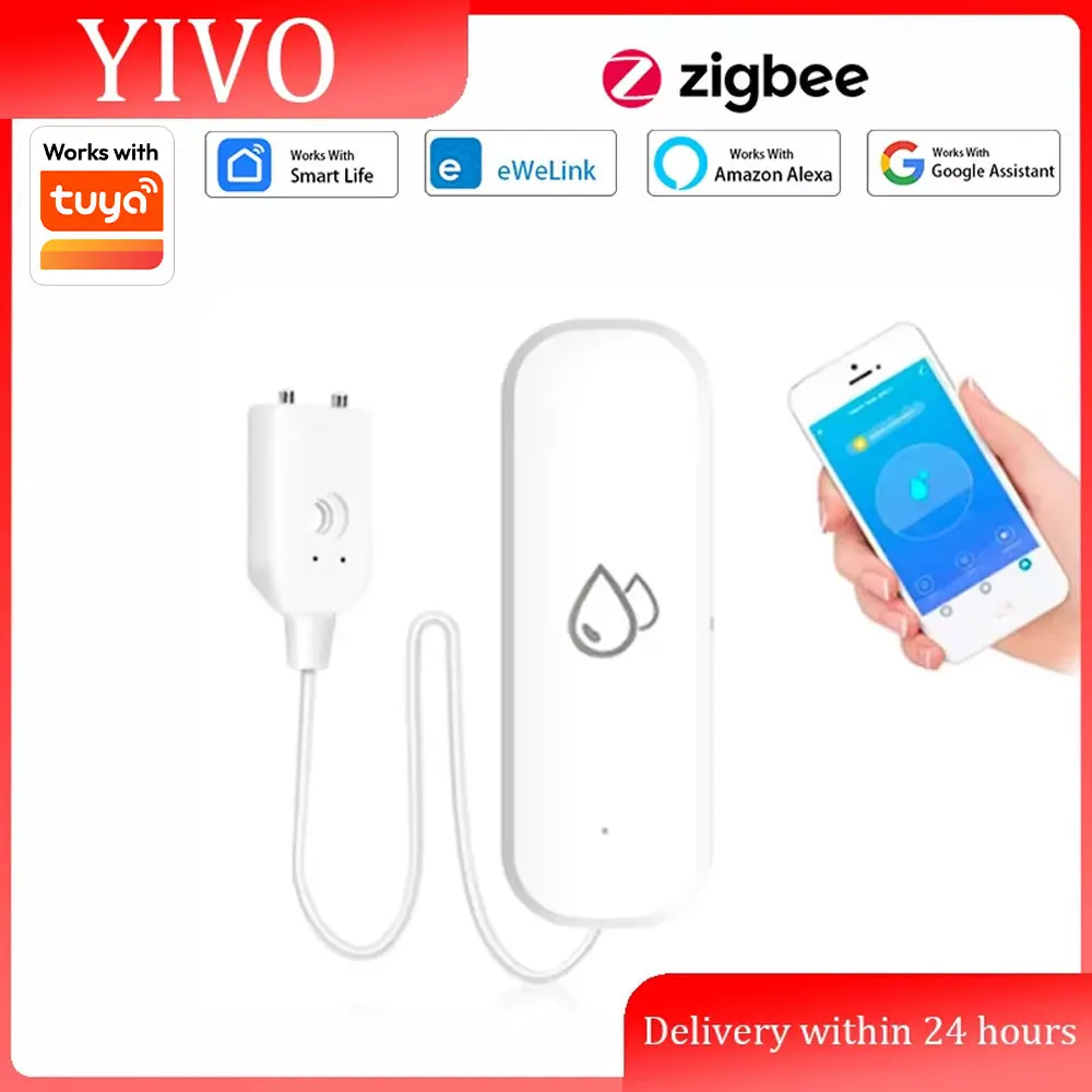 Датчик протечки воды Zigbee, сигнализация о протечке воды, автоматизация умного дома, защита жилых помещений, приложение Smart Life Tuya
Датчик протечки воды Zigbee, сигнализация о протечке воды, автоматизация умного дома, защита жилых помещений, приложение Smart Life Tuya