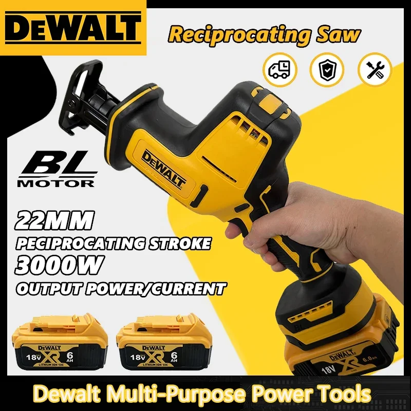 Аккумуляторная бесщеточная сабельная пила DEWALT 20V MAX, 2800 об/мин, ход 16 мм, быстрая смена пильных полотен, для резки дерева, металла, труб
Аккумуляторная бесщеточная сабельная пила DEWALT 20V MAX, 2800 об/мин, ход 16 мм, быстрая смена пильных полотен, для резки дерева, металла, труб