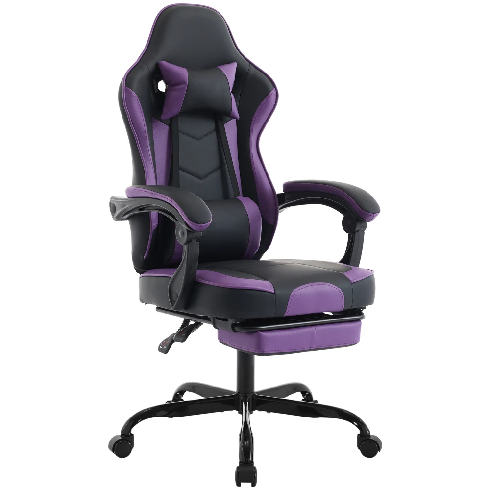 Gaming Chair Ergonomic Computer Chair with Footrest and Massage Lumbar Support Height Adjustable Swivel Video Game Chair
Gaming Chair Ergonomic Computer Chair with Footrest and Massage Lumbar Support Height Adjustable Swivel Video Game Chair