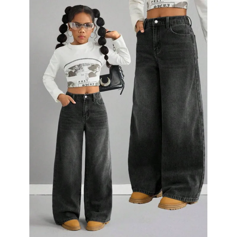 High Waist Wide Leg Jeans Washed Denim Women's Fashion Spring Season Comfortable Fit High Waist Jeans Premium Quality
High Waist Wide Leg Jeans Washed Denim Women's Fashion Spring Season Comfortable Fit High Waist Jeans Premium Quality