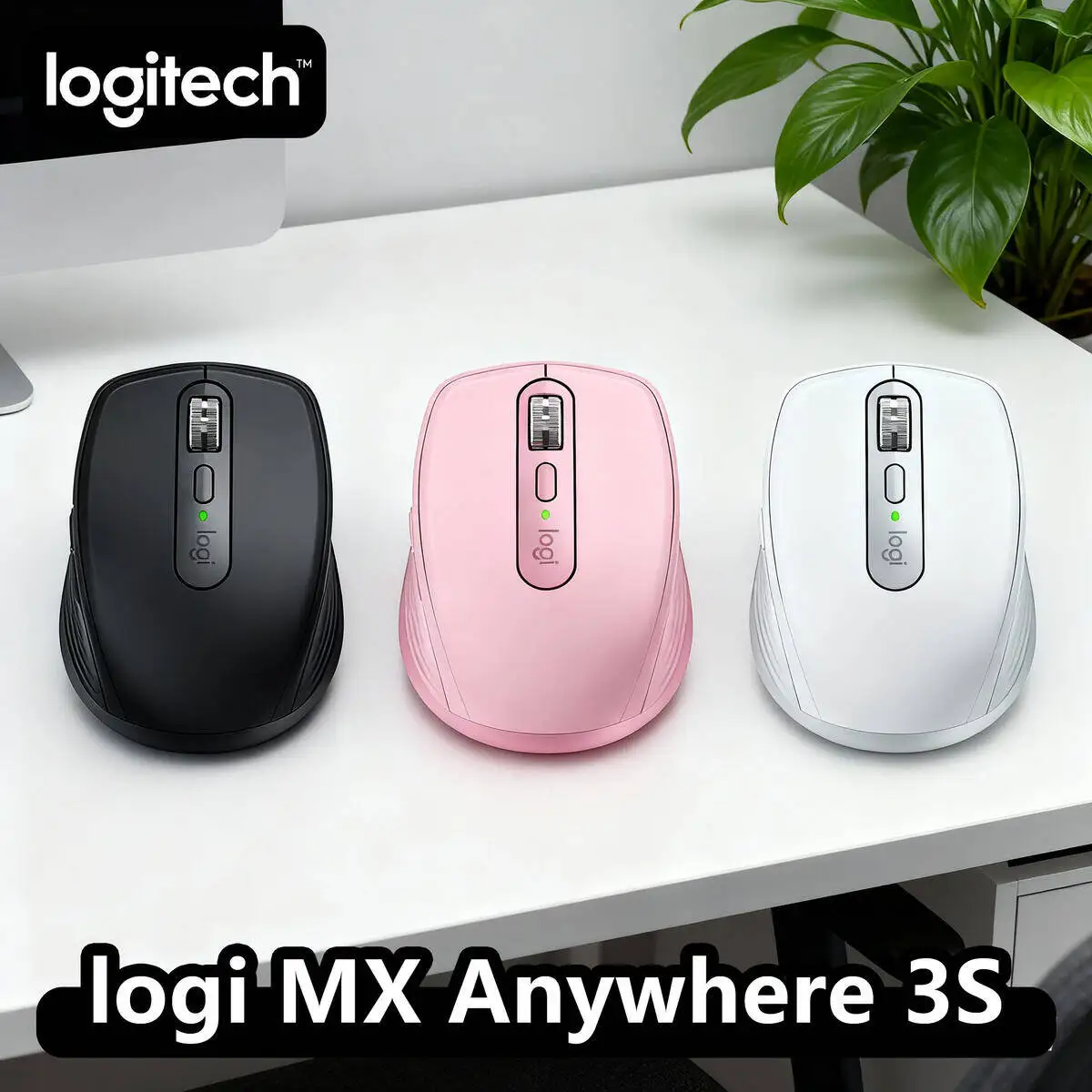 Logitech MX Anywhere 3S Mouse, Wireless Ergonomic, MagSpeed, Logitech Flow, 3-Device Logitech Mouse Collection
Logitech MX Anywhere 3S Mouse, Wireless Ergonomic, MagSpeed, Logitech Flow, 3-Device Logitech Mouse Collection