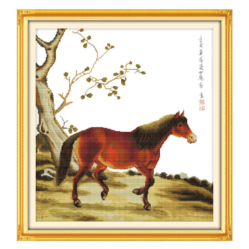 Набор для вышивки крестиком Little horse 14ct 11ct, предварительно отпечатанный холст, вышивка крестиком в виде животных, для влюбленных, рукоделие «сделай сам»
Набор для вышивки крестиком Little horse 14ct 11ct, предварительно отпечатанный холст, вышивка крестиком в виде животных, для влюбленных, рукоделие «сделай сам»
