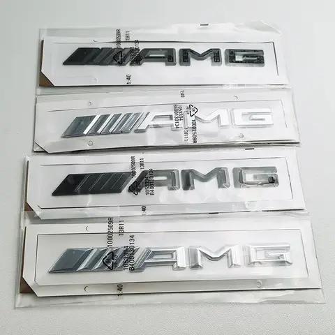 3D Car Rear Trunk emblem Decal Letters Sticker For Mercedes Benz AMG A B C E G CLA W211 W203 W204 W210 W124 accessories