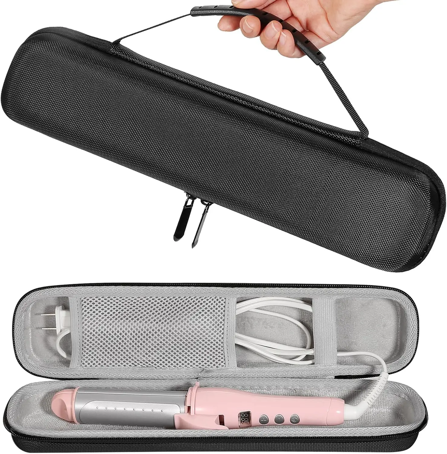 Travel Case for Hair Straightener Curling Iron Flat Iron Hot Tools, Black Only Case
Travel Case for Hair Straightener Curling Iron Flat Iron Hot Tools, Black Only Case