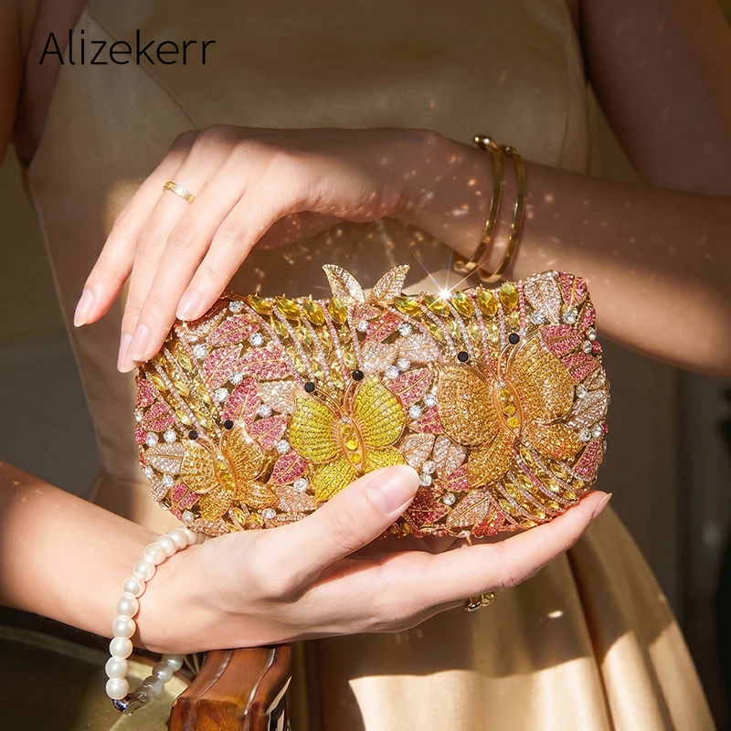 Alizekerr Butterfly Crystal Evening Bag Women Luxury Boutique Rhinestone Metallic Purse And Handbag Bridal Wedding Party Banquet
Alizekerr Butterfly Crystal Evening Bag Women Luxury Boutique Rhinestone Metallic Purse And Handbag Bridal Wedding Party Banquet