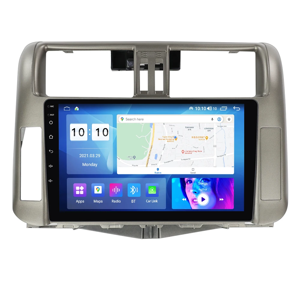 MS android 12 split screen auto radio player for Toyota Prado BT ADAS DVR SWC GPS navigation
MS android 12 split screen auto radio player for Toyota Prado BT ADAS DVR SWC GPS navigation