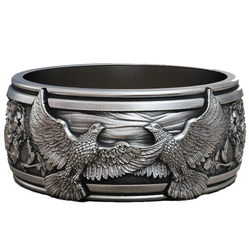 Кольцо Duo Doves & Roses, 10 г: кольца Doves Band с цветами по индивидуальному заказу, кольца из натурального серебра 925 пробы, разные размеры, sz6-13
Кольцо Duo Doves & Roses, 10 г: кольца Doves Band с цветами по индивидуальному заказу, кольца из натурального серебра 925 пробы, разные размеры, sz6-13