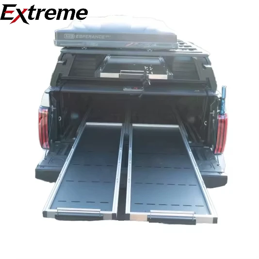 EXTREME Wholesale Universal Overlanding Pickup Accessories Retractable Aluminum Truck Bed Slide Tray for Quick and Easy Loading
EXTREME Wholesale Universal Overlanding Pickup Accessories Retractable Aluminum Truck Bed Slide Tray for Quick and Easy Loading
