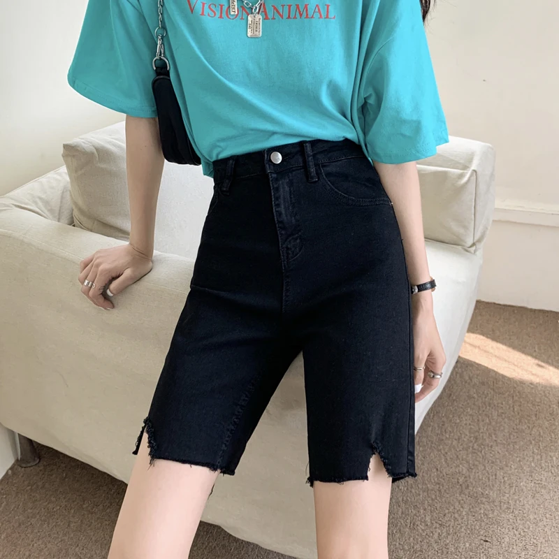 Women's Denim Shorts Spring 2026 New plus Size Five-Quarter Riding Pants Tight Straight Leg Slimming Mid-Length Jeans
Women's Denim Shorts Spring 2026 New plus Size Five-Quarter Riding Pants Tight Straight Leg Slimming Mid-Length Jeans