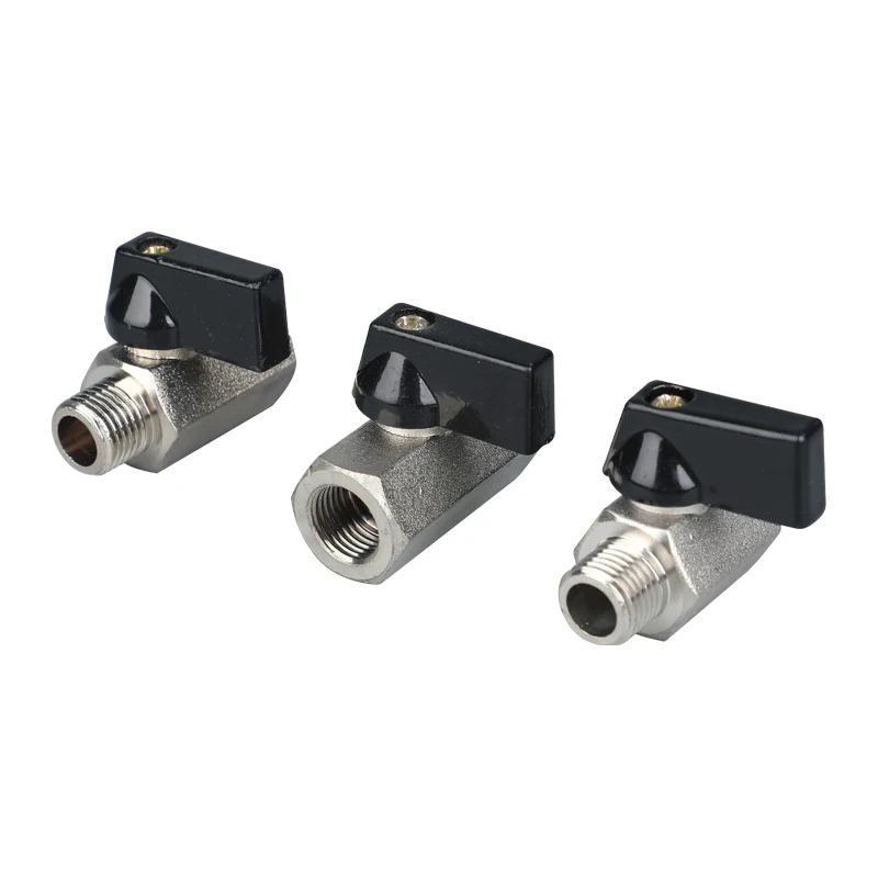 Manual direct inner and outer wire ball valve 1 minute 2 minutes 3 minutes 4 minutes Double metal mini ball valve switch
Manual direct inner and outer wire ball valve 1 minute 2 minutes 3 minutes 4 minutes Double metal mini ball valve switch