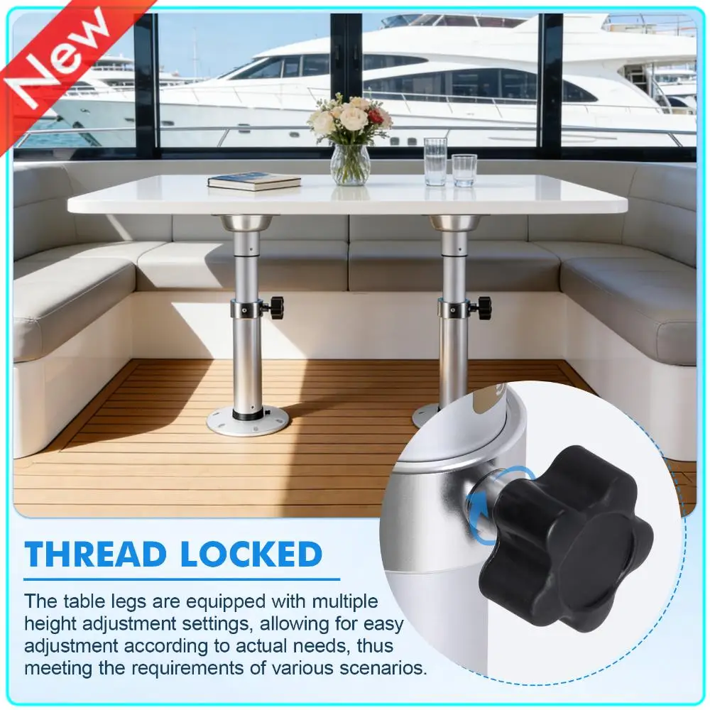 Adjustable Tables Pedestal Mount 3 Levels Motorhome Table Pedestal Base One-Leg Lifting System for Boat Yacht Motorhome Caravan
Adjustable Tables Pedestal Mount 3 Levels Motorhome Table Pedestal Base One-Leg Lifting System for Boat Yacht Motorhome Caravan