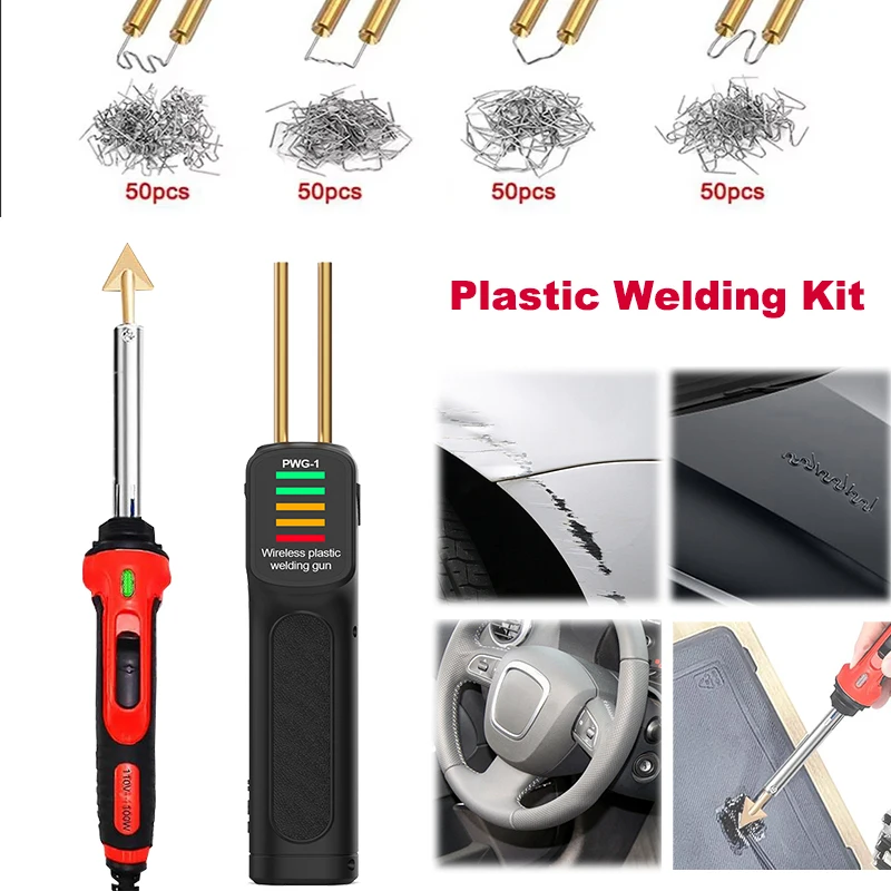 Car bumper plastic welding gun repair electric stapler soldering iron leather ironing tool PP glue stick car body repair
Car bumper plastic welding gun repair electric stapler soldering iron leather ironing tool PP glue stick car body repair