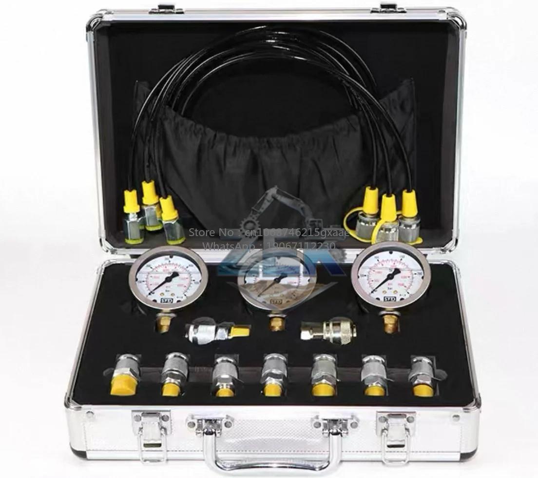 3 Gauges Hydraulic Pressure Gauges Test Kit Diagnostic Tool for ZEK Excavator Parts
3 Gauges Hydraulic Pressure Gauges Test Kit Diagnostic Tool for ZEK Excavator Parts
