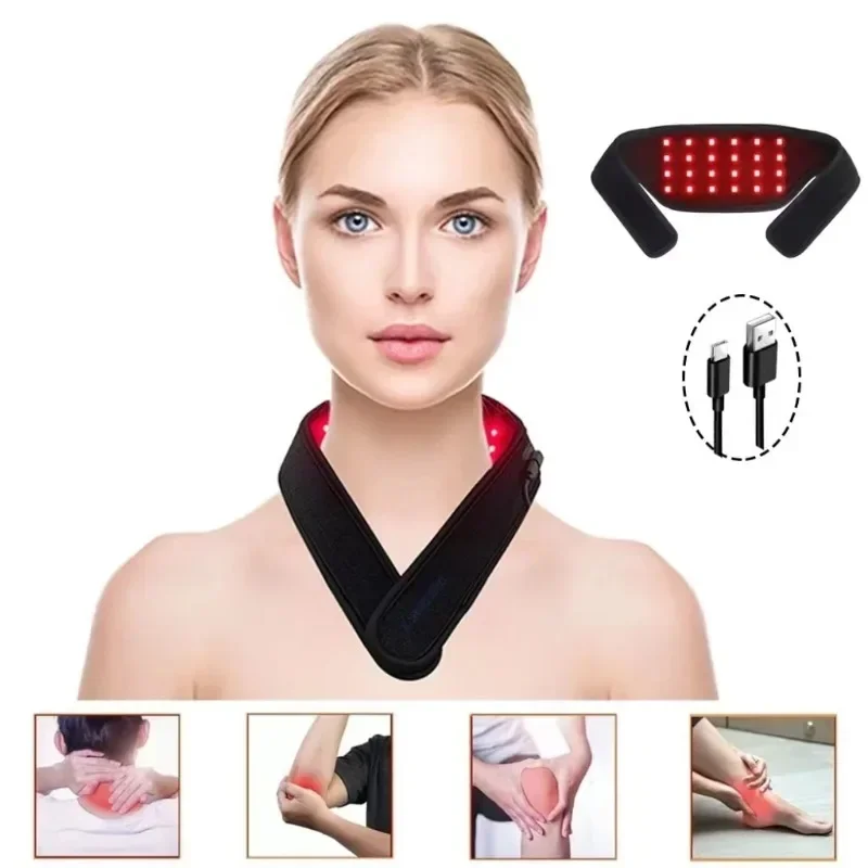32 LEDs Red Light Belt for Neck,Wrist,Arms,Chin,Waist Relief Fatigue Wearable Wrap Relax Muscle Device USB Plug-in 660&850nm
32 LEDs Red Light Belt for Neck,Wrist,Arms,Chin,Waist Relief Fatigue Wearable Wrap Relax Muscle Device USB Plug-in 660&850nm