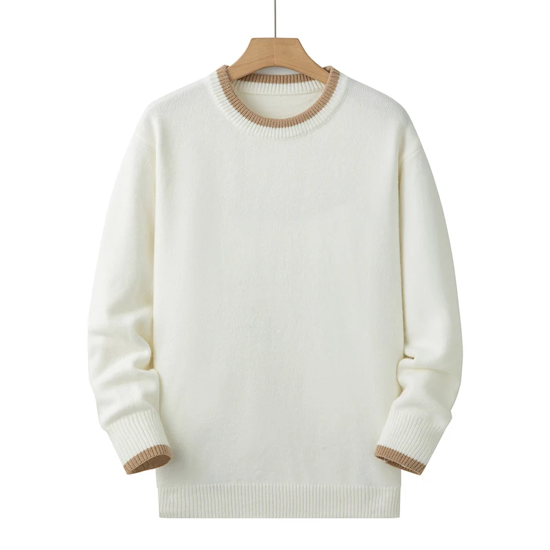 Outdoor Cycling Sportswear Color-blocking Round-neck Sweater Men's Solid Color Loose Simple Knitted Sweater Lazy Soft Couple Top
Outdoor Cycling Sportswear Color-blocking Round-neck Sweater Men's Solid Color Loose Simple Knitted Sweater Lazy Soft Couple Top