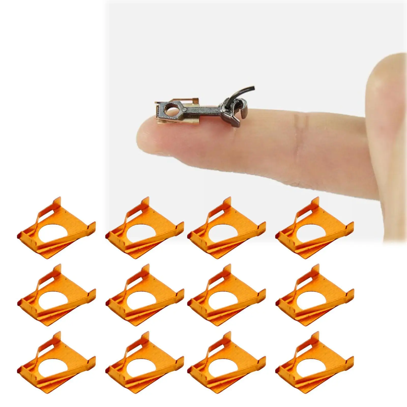 12Pcs Trains Coupler Model Railway Parts Universal Portable Train Accessories Trains Hook Sturdy for 1/87 Scale Modification
12Pcs Trains Coupler Model Railway Parts Universal Portable Train Accessories Trains Hook Sturdy for 1/87 Scale Modification