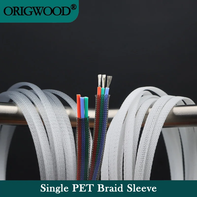 2/5/10 m Single PET Expandable Size 3/4/6/8/10 mm Nylon Braided Cable Sleeve USB Data Keyboard Cable Sheath Protector Wire Wrap
2/5/10 m Single PET Expandable Size 3/4/6/8/10 mm Nylon Braided Cable Sleeve USB Data Keyboard Cable Sheath Protector Wire Wrap