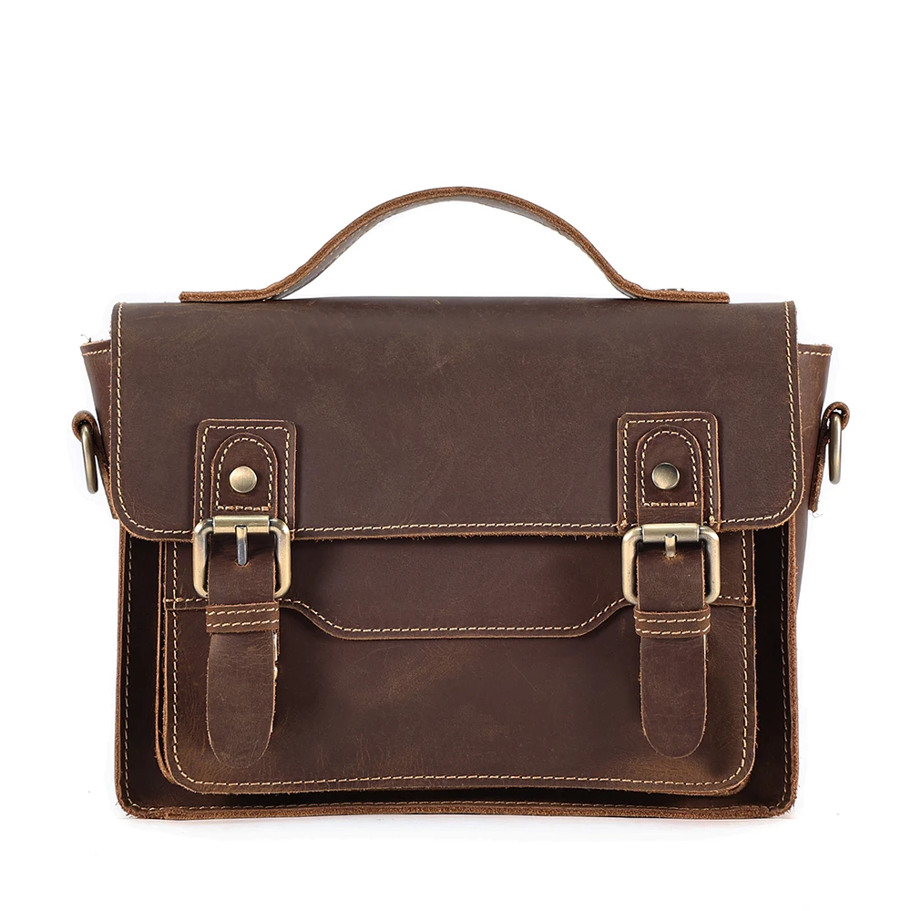Vintage Genuine Leather Shoulder Bag High Quality Leather Crossbody Bag Men Women Office Messenger Bags Travel Small Handbags
Vintage Genuine Leather Shoulder Bag High Quality Leather Crossbody Bag Men Women Office Messenger Bags Travel Small Handbags