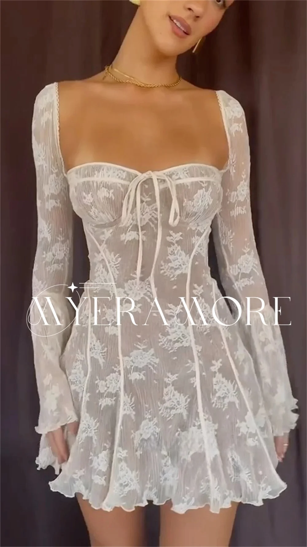 Современные кружевные короткие платья для выпускного вечера Коктейльные платья с квадратным воротником и длинными рукавами А-силуэта Вечерние платья по индивидуальному заказу فساتين سهرة
Современные кружевные короткие платья для выпускного вечера Коктейльные платья с квадратным воротником и длинными рукавами А-силуэта Вечерние платья по индивидуальному заказу فساتين سهرة