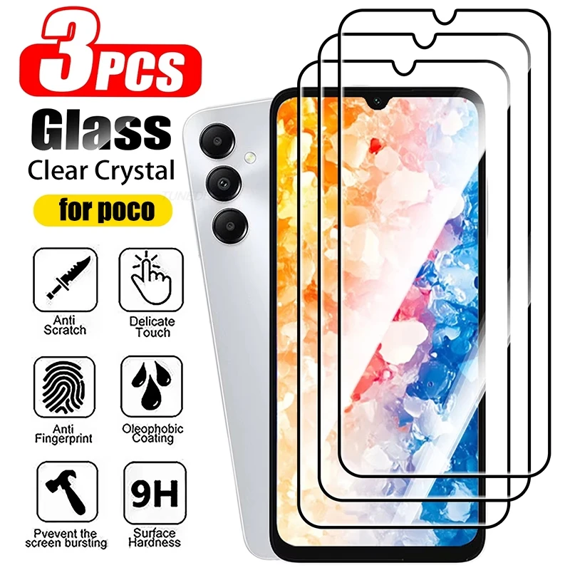 9H HD Clear Screen Protector For Poco X8 Pro Max X7 X8 Pro Tempered Glass on Poco M7 Pro Plus 4G 5G F8 Pro F8 Ultra Film
9H HD Clear Screen Protector For Poco X8 Pro Max X7 X8 Pro Tempered Glass on Poco M7 Pro Plus 4G 5G F8 Pro F8 Ultra Film
