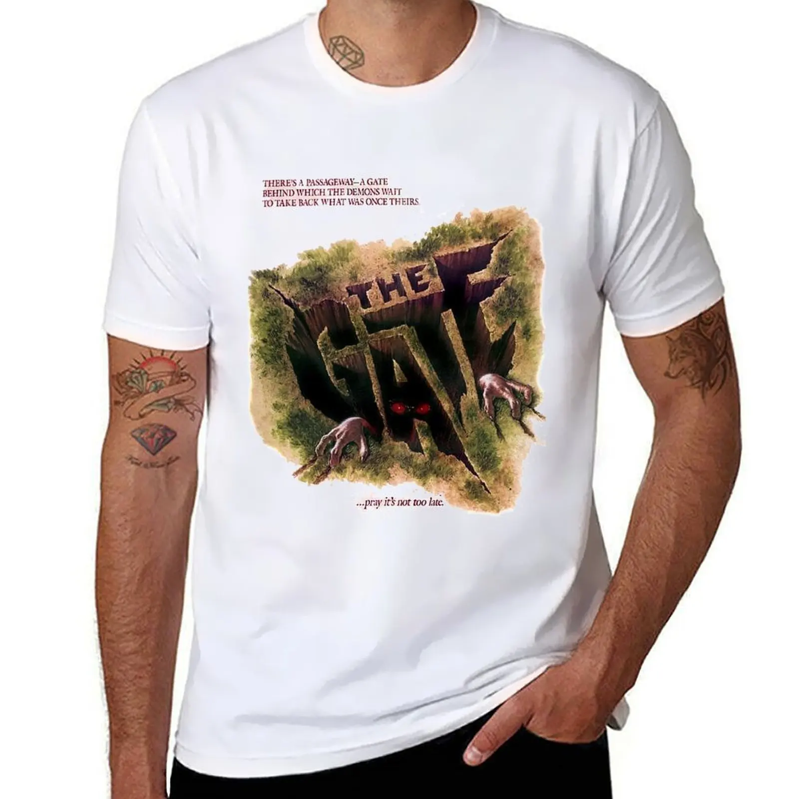 THE GATE T-Shirt man t shirt graphic t shirts cotton 100% T-Shirt 
THE GATE T-Shirt man t shirt graphic t shirts cotton 100% T-Shirt