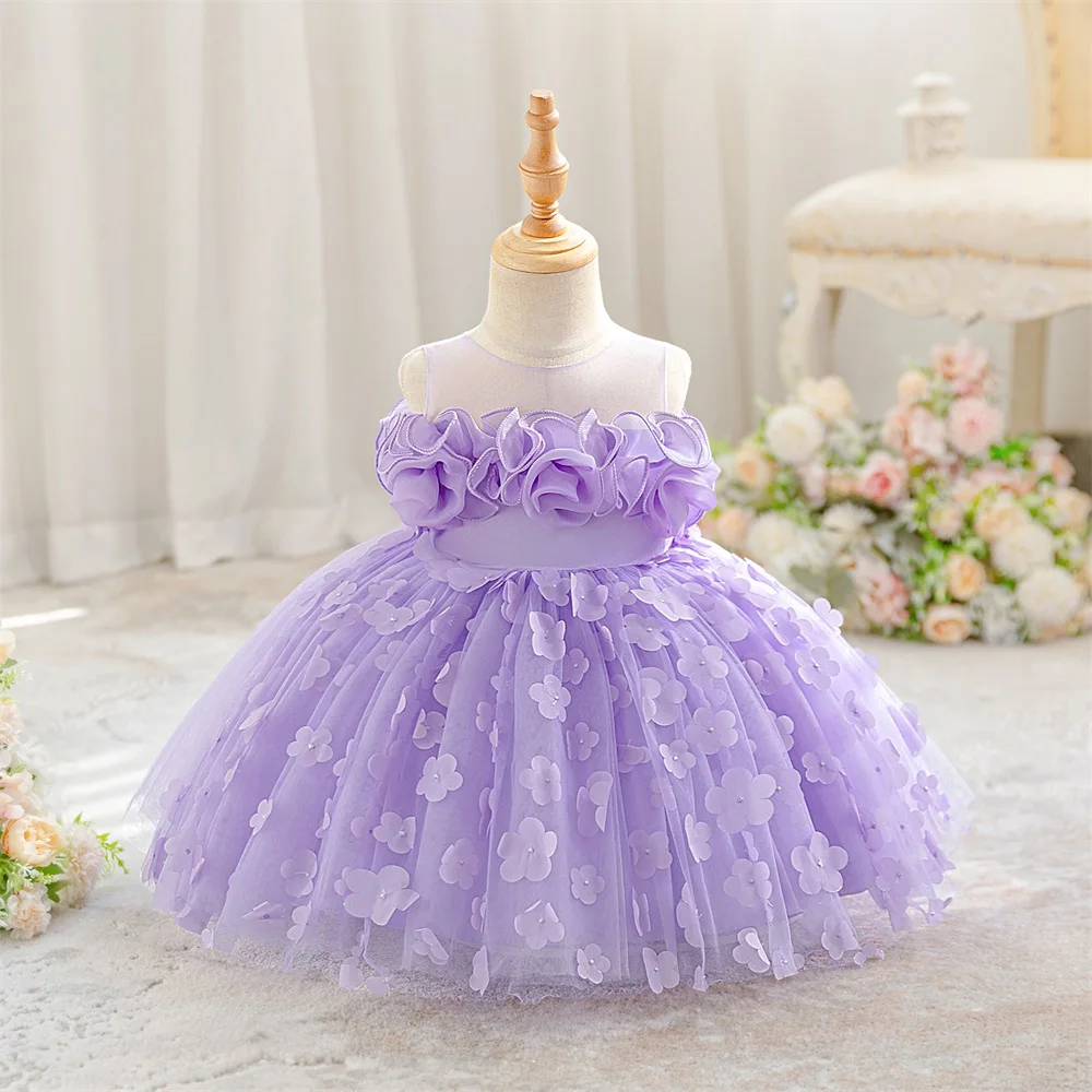 Purple Toddler Floral Ball Gown Party Baby Girl Dress Elegant Baptism Birthday Wedding Princess Dresses Bridesmaid Prom Costume
Purple Toddler Floral Ball Gown Party Baby Girl Dress Elegant Baptism Birthday Wedding Princess Dresses Bridesmaid Prom Costume