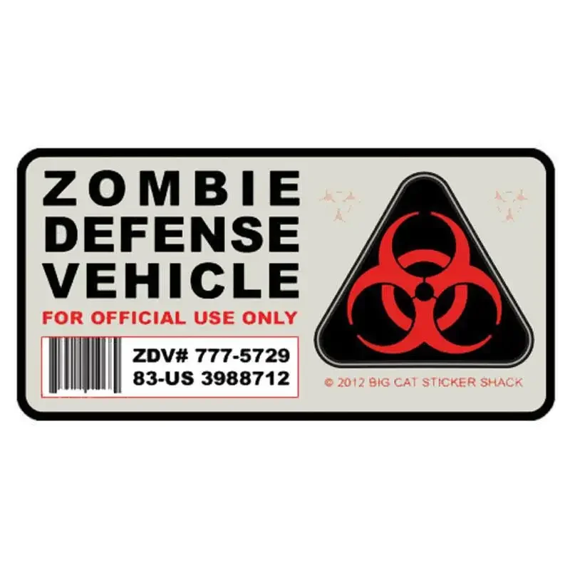 Creativity Fun Zombie Modeling Warning Car Stickers PVC Hot Selling Auto Window Bumper Waterproof Outdoor Decals Decor
Creativity Fun Zombie Modeling Warning Car Stickers PVC Hot Selling Auto Window Bumper Waterproof Outdoor Decals Decor