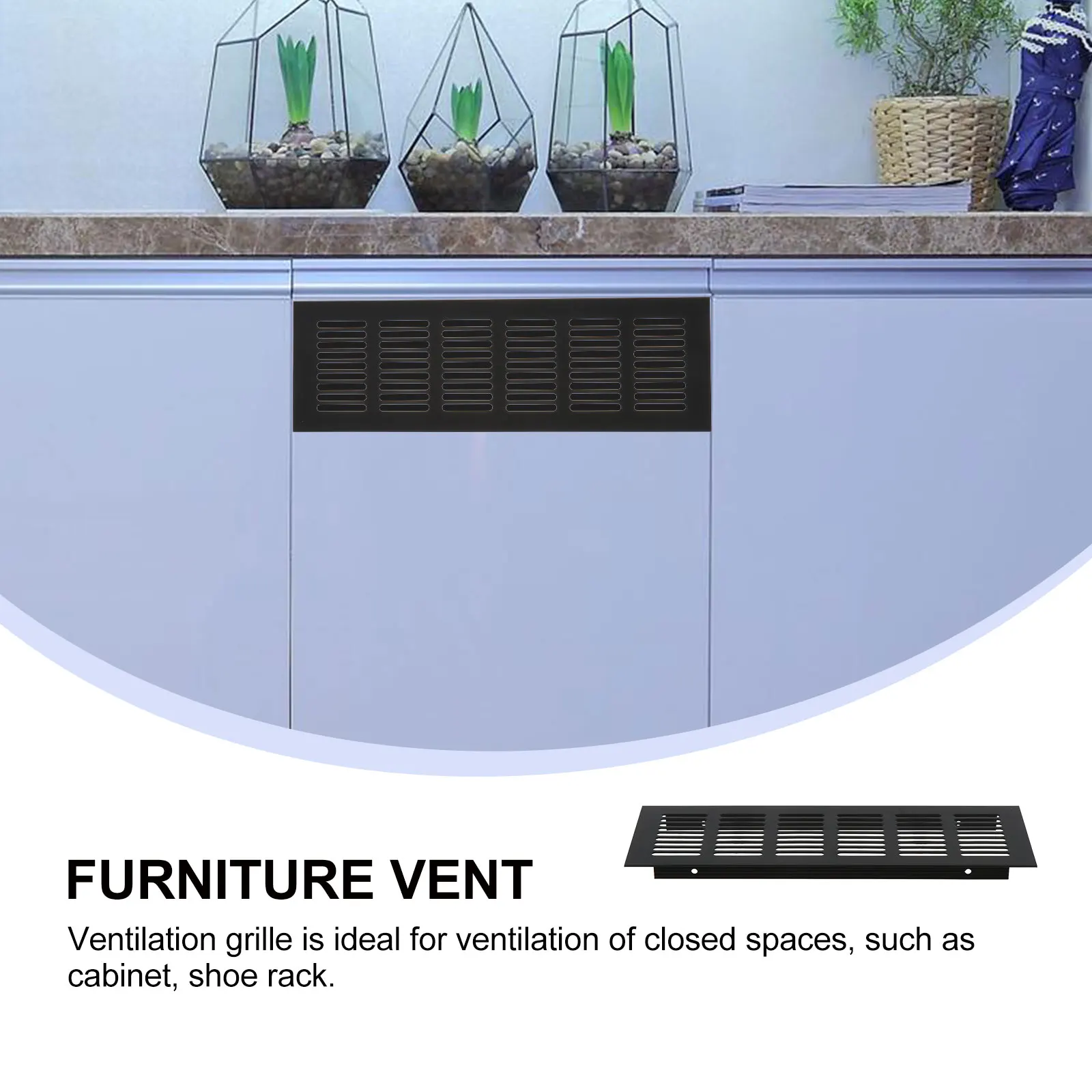 4 Pcs Aluminum Alloy Breathable Mesh Ventilation Grille for Shoe Cabinets Wardrobes Drawers Furniture Vents Cover Air Vent
4 Pcs Aluminum Alloy Breathable Mesh Ventilation Grille for Shoe Cabinets Wardrobes Drawers Furniture Vents Cover Air Vent