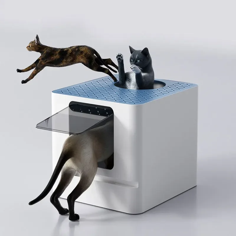 Hot Sale Unique Design Pet Luxury Large Smart Cat Toilet Self-Cleaning Automatic Large Space Cat Litter Box
Hot Sale Unique Design Pet Luxury Large Smart Cat Toilet Self-Cleaning Automatic Large Space Cat Litter Box