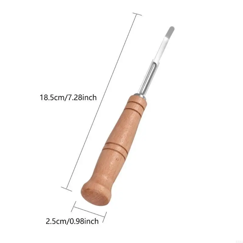 KXRA Baguettes Bread Slicing Tool European Bread Pastry Graver with Wooden Handle
KXRA Baguettes Bread Slicing Tool European Bread Pastry Graver with Wooden Handle