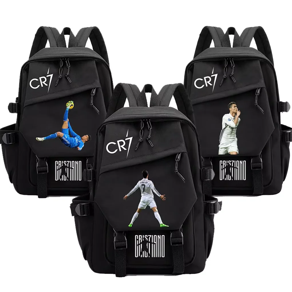 New Hot Football CR7 Waterproof Solid Color Simple Men's Women's Backpack Fashion Couple Student Computer School Bag
New Hot Football CR7 Waterproof Solid Color Simple Men's Women's Backpack Fashion Couple Student Computer School Bag