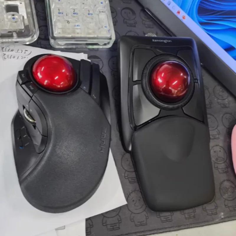 NEW 3D Wired Trackball Mouse Macro Programmable Ergonomic CAD Drawing 3D Rendering Mouse Gamer Concable Gaming Desk Accessories