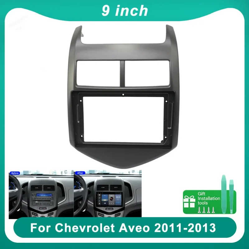 For Chevrolet Aveo 2011-2013 9 Inch Car Radio Fascia Frame Android Stereo Dashboard Panel Installation Kit
For Chevrolet Aveo 2011-2013 9 Inch Car Radio Fascia Frame Android Stereo Dashboard Panel Installation Kit