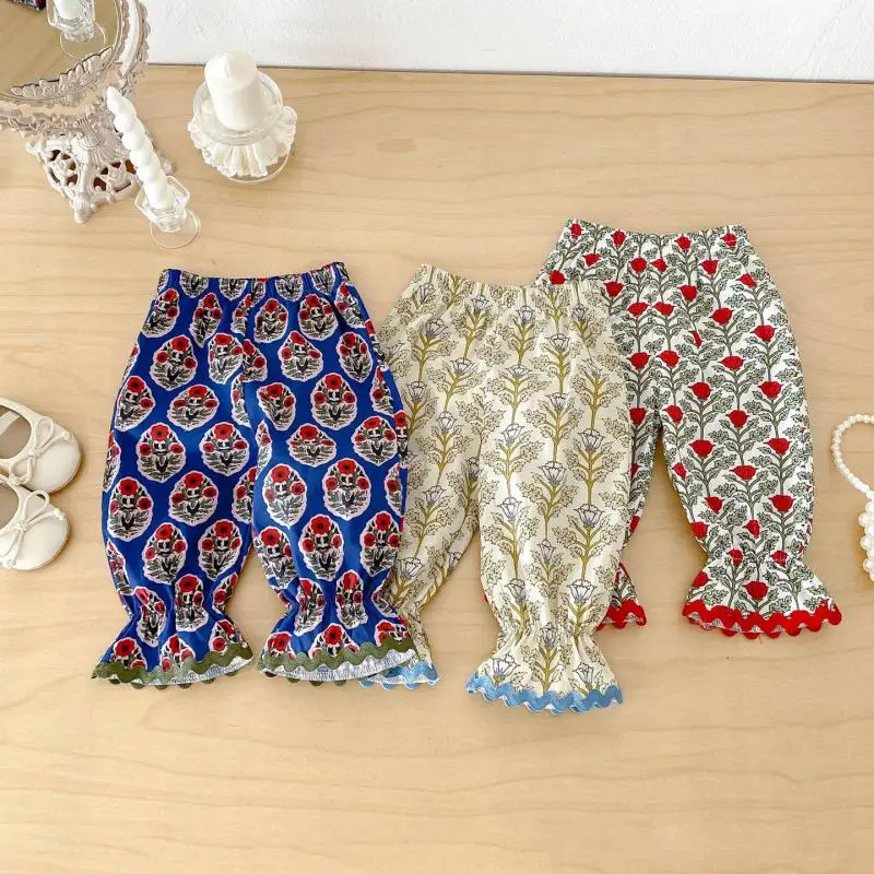 2026 Summer New Baby Girl Fashion Flower Print Mosquito-proof Pants Children Casual Pants Toddler Thin Cotton Harem Pants
2026 Summer New Baby Girl Fashion Flower Print Mosquito-proof Pants Children Casual Pants Toddler Thin Cotton Harem Pants