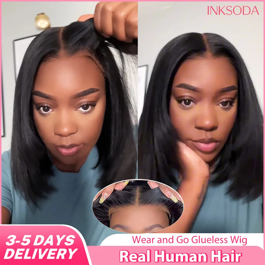 Wear And Go Glueless Bob Wig Human Hair Short Curly Deep Wave Lace Front Wigs Pre Cut Brazilian Hair 4x4 5X5 HD Lace Closure Wig For Women Short Bob Glueless Curly Deep Wave Human Hair Wig 220% Density Pre-Plucked No Lace Front Closure Ready to Wear
Wear And Go Glueless Bob Wig Human Hair Short Curly Deep Wave Lace Front Wigs Pre Cut Brazilian Hair 4x4 5X5 HD Lace Closure Wig For Women Short Bob Glueless Curly Deep Wave Human Hair Wig 220% Density Pre-Plucked No Lace Front Closure Ready to Wear