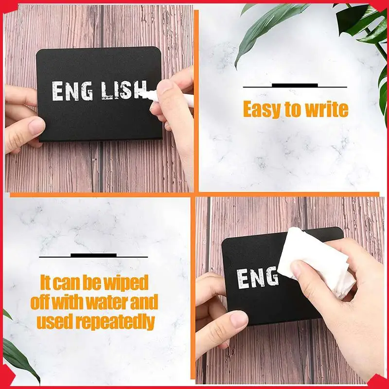 B17B 100Pcs 4X3 Inches Mini Chalkboard Table Tent Sign Chalkboard Buffet Tags Food Label For Party Tabletop Chalkboard Signs
B17B 100Pcs 4X3 Inches Mini Chalkboard Table Tent Sign Chalkboard Buffet Tags Food Label For Party Tabletop Chalkboard Signs