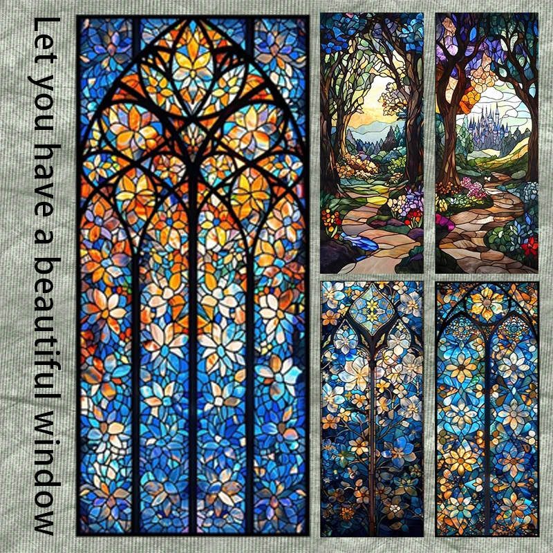 European Style Church, Retro American Style Colored Glass Stickers, Bathroom Stickers, Window Stickers, Transparent and Opaque
European Style Church, Retro American Style Colored Glass Stickers, Bathroom Stickers, Window Stickers, Transparent and Opaque