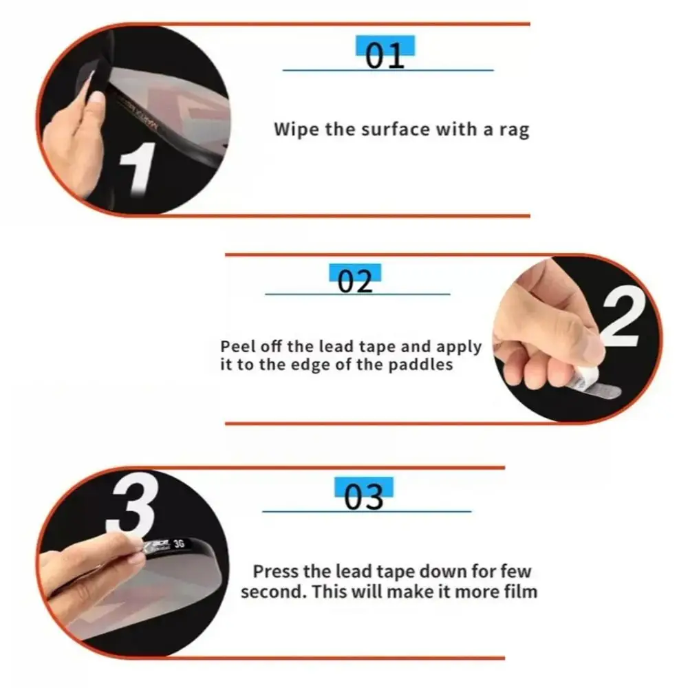 6PCS Cartoon Tennis Racket Weighted Sticker Self-Adhesive Adjustable Weight Weight Tape 3g Balancing Weight Balance Bar
6PCS Cartoon Tennis Racket Weighted Sticker Self-Adhesive Adjustable Weight Weight Tape 3g Balancing Weight Balance Bar