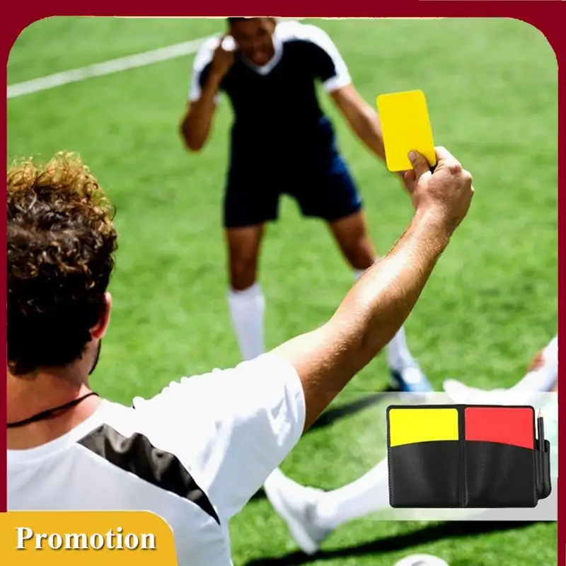 Hot!Red And Yellow Cards Set For Referee In Football Match. Soccer Referee Equipment. Red And Yellow Warning Cards
Hot!Red And Yellow Cards Set For Referee In Football Match. Soccer Referee Equipment. Red And Yellow Warning Cards