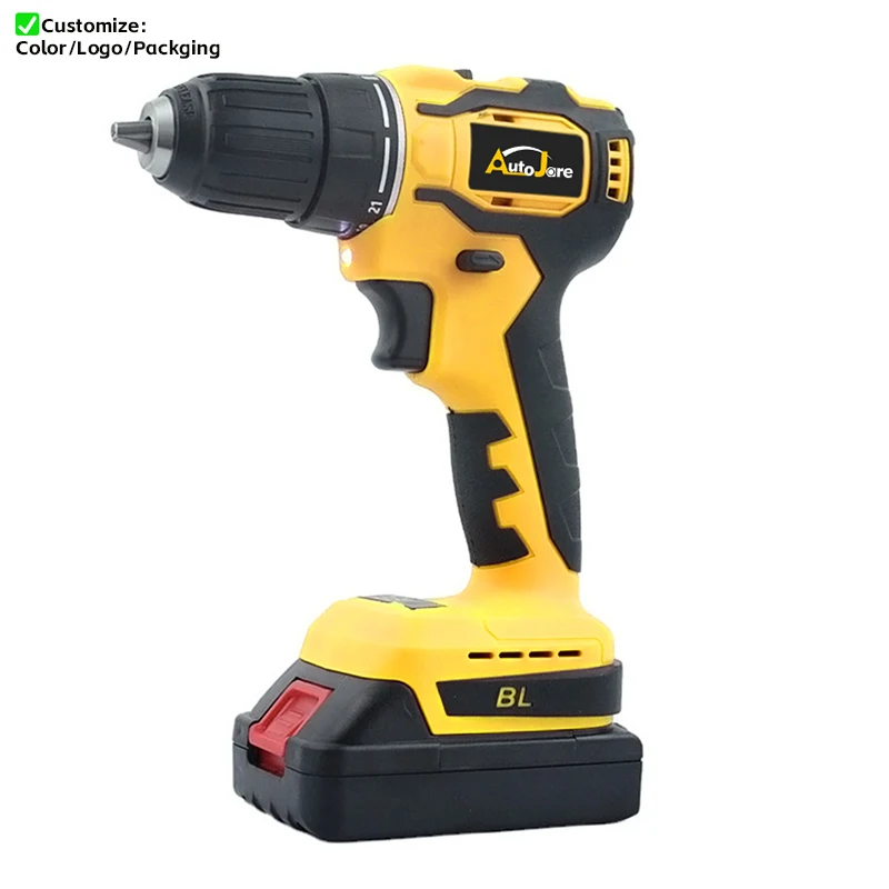 Hot Sale High Power 10mm 21V Brushless Electric Drilling Machine Rechargeable Lithium Impact Cordless 10MM Cordless Power Drills
Hot Sale High Power 10mm 21V Brushless Electric Drilling Machine Rechargeable Lithium Impact Cordless 10MM Cordless Power Drills